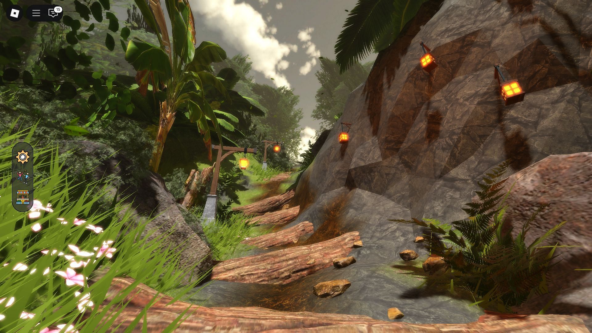 Walking the trails (Image via Roblox)